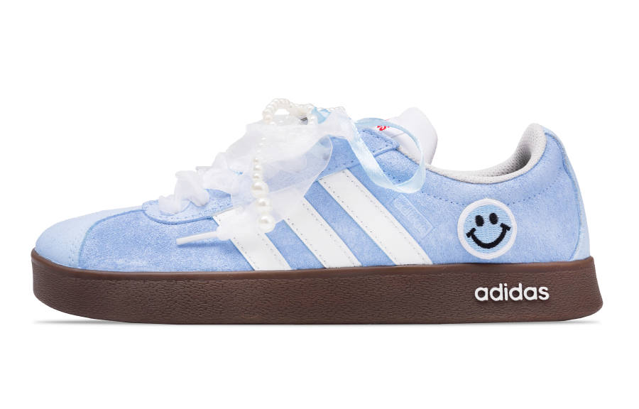 Adidas Adidas VL COURT 2.0 The Sky Is Full Of Shadows Slip Resistant Abrasion Resistant Low top Skateboard Shoes Unisex