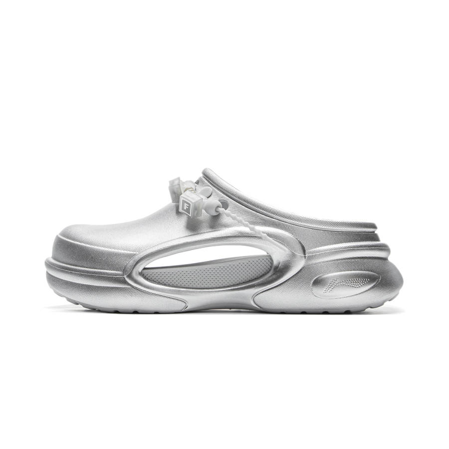 Li-Ning LOL x Li Ning Soft Abrasion Resistant Antibacterial Closed Toe Slippers Men's Silver