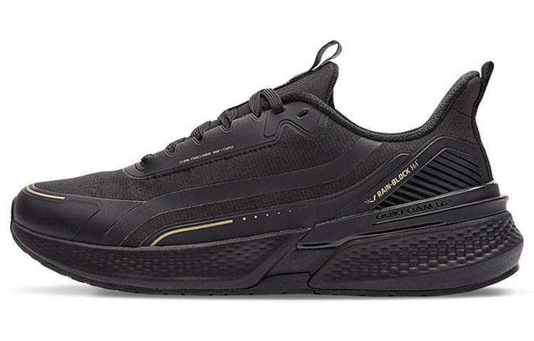361° Rain Screen Cushioning Low top Running Shoes Men's Obsidian Black