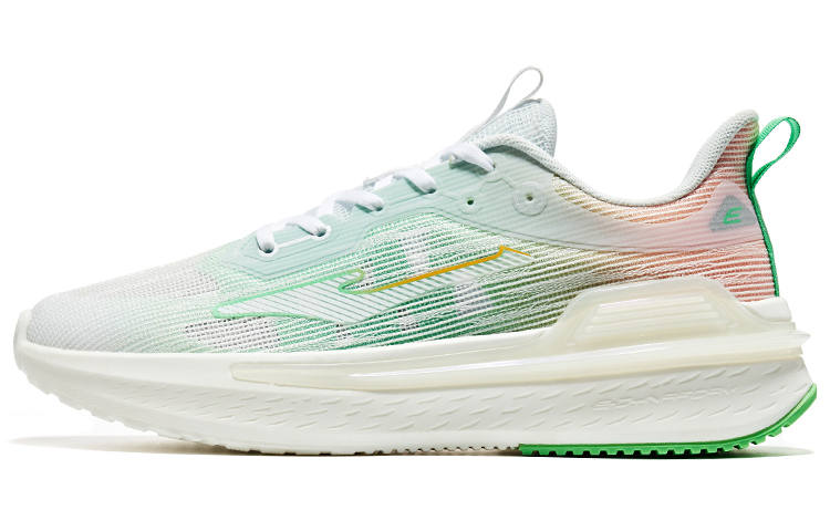 Erke Excellence Regular Low top Running Shoes Men's White Polar Green