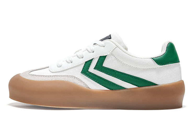 FEIYUE Low-top Canvas Shoes Women's White Green
