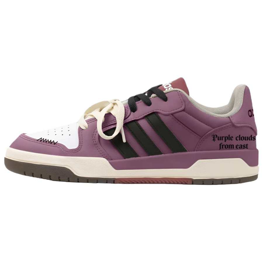 Adidas Adidas ENTRAP Purple Radiance, Smooth Sailing PU Synthetic Leather Abrasion Resistant Lightweight Breathable Low top