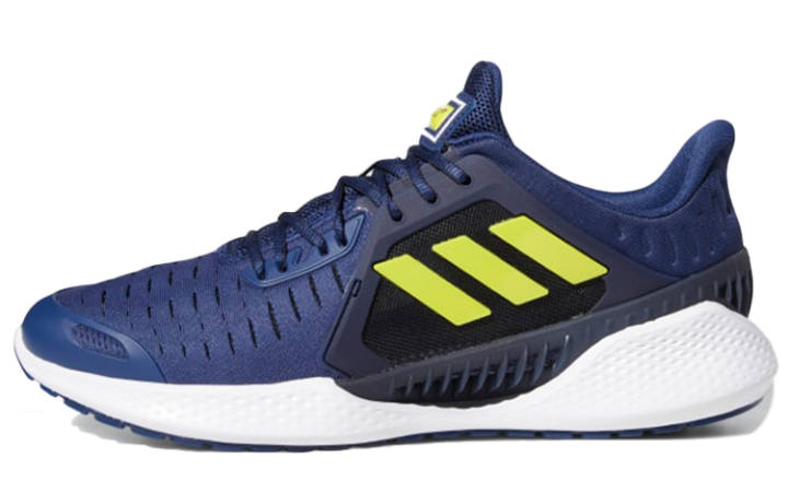 Adidas Adidas Climacool 2.0 Fabric Cushioning Low top Marathon Running Shoes Men's Blue Black Yellow