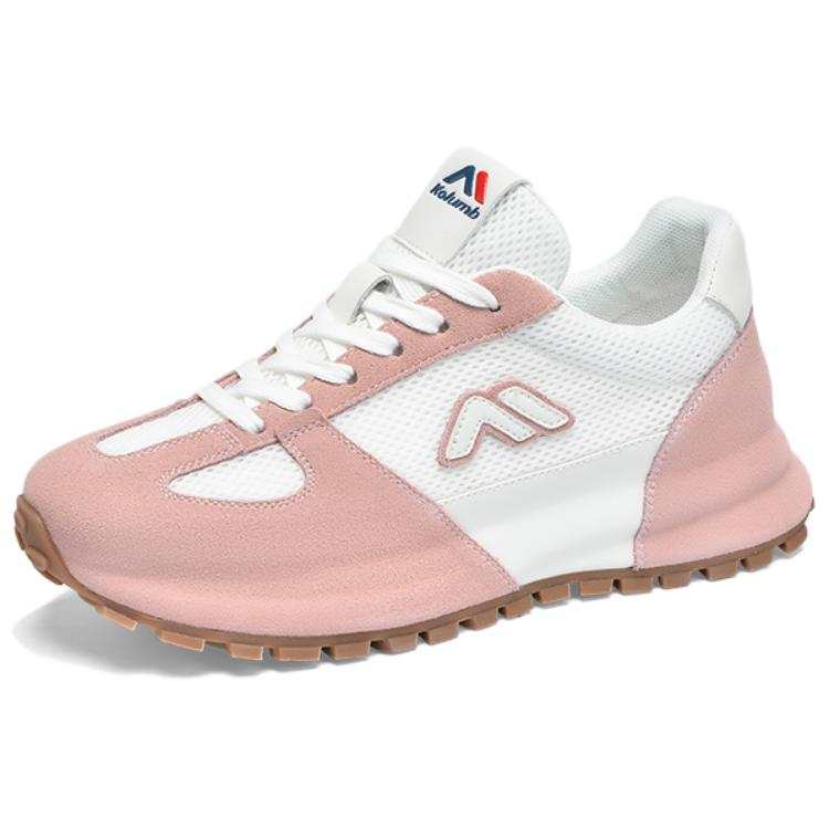 Kolumb Slip Resistant, Abrasion Resistant, Lightweight Low top Casual Shoes Women's White Pink