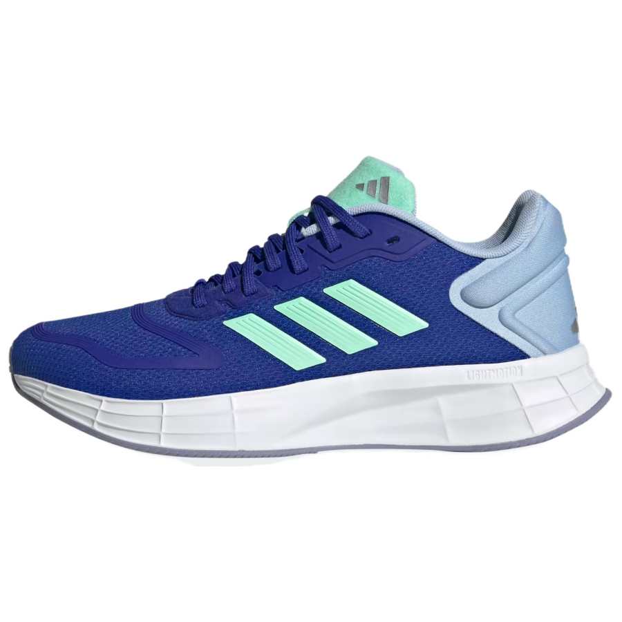 Adidas Adidas Duramo 10 Slip Resistant Abrasion Resistant Low top Casual Running Shoes Women's Blue Green