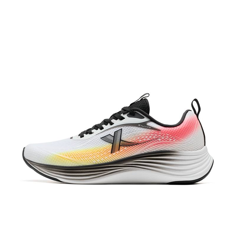 XTEP Xingyun MAX Abrasion Resistant Moisture Wicking Low top Casual Running Shoes Men's White Red