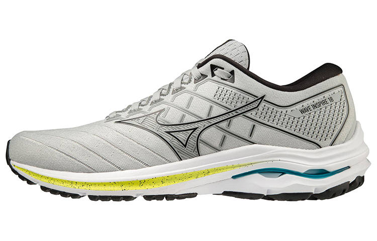 Mizuno Mizuno Wave Inspire 18 'Light Gray Black Yellow'