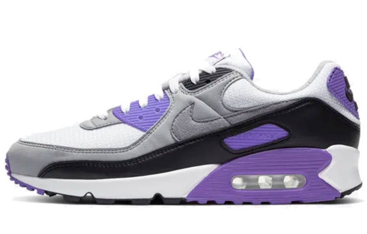 Nike Nike Air Max 90 Lightweight Low top Casual Running Shoes Unisex First Year Purple