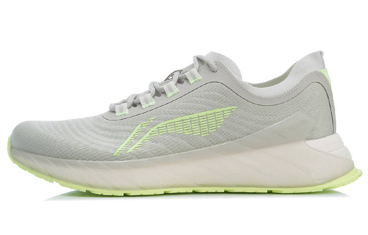 Li-Ning Li Ning Lightweight Rebound Cushioning Rebound Cushioning Low top Running Shoes Unisex Bud Yellow Gray