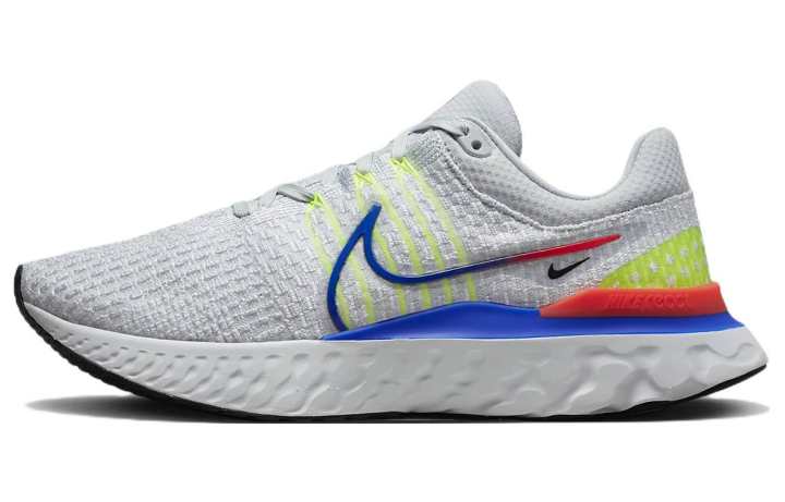 Nike Nike React Infinity Run Flyknit 3 Pure Platinum Racer Blue