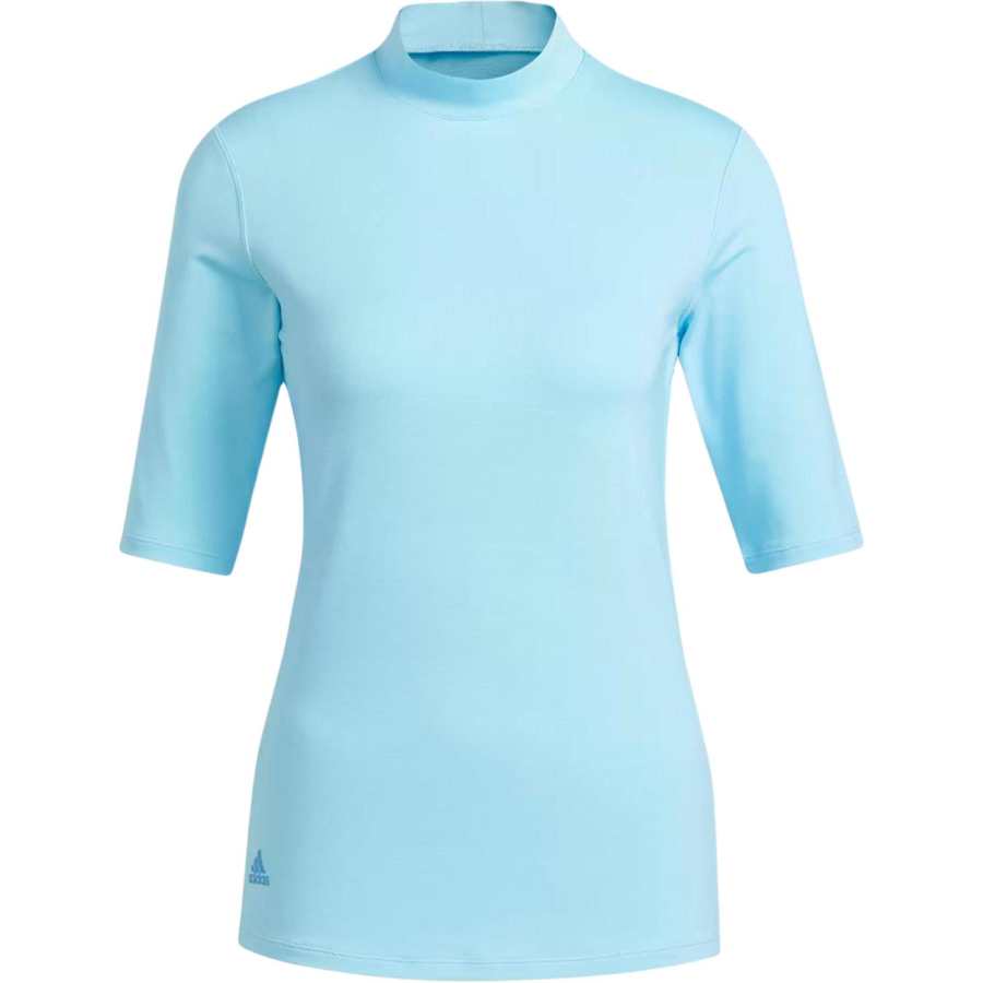 Adidas Adidas Golf Clothing Women's Blue Stand Collar Thin