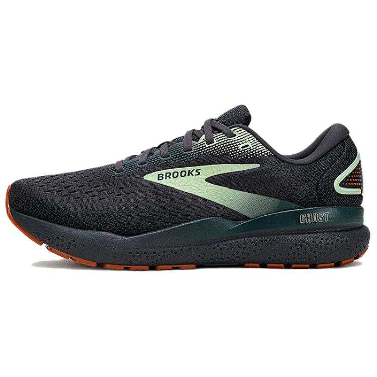 Brooks Slip Resistant Abrasion Resistant Low top Running Shoes Men's Black Green