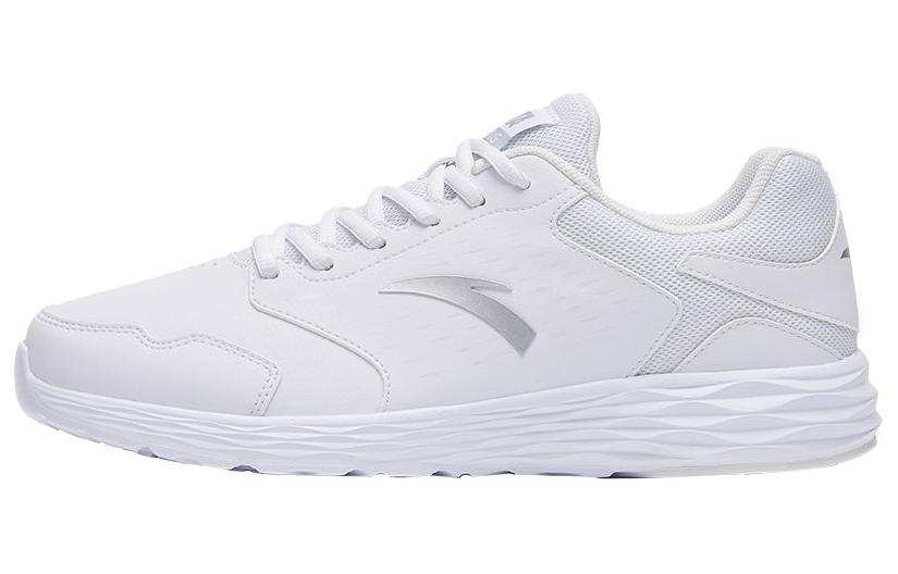 Anta Slip Resistant And Breathable Low top Running Shoes Men's White