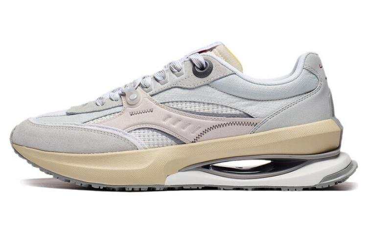 Li-Ning Li Ning 92 Shadow Cushioning Slip Resistant Low top Casual Shoes Men's Light Gray