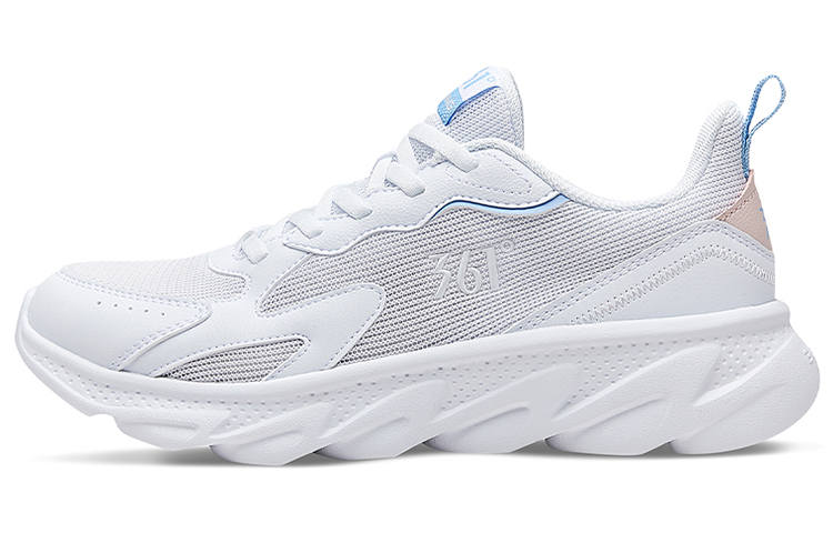 361° Slip Resistant, Abrasion Resistant, Breathable, Lightweight Low top Casual Running Shoes Women's White Blue