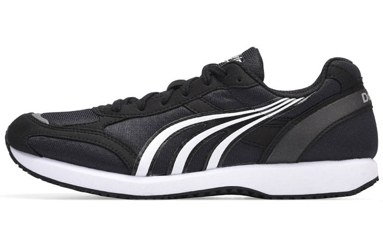DO-WIN DO WIN Training Cushioning Slip Resistant Abrasion Resistant Breathable Low top Running Shoes Unisex Black White