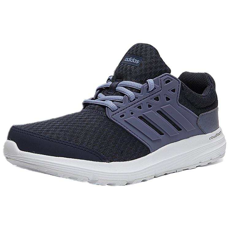 Adidas Adidas Galaxy 3 Slip Resistant Abrasion Resistant Low top Running Shoes Women's Blue
