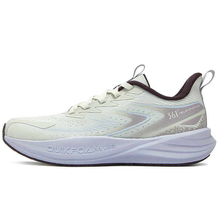 361° Surge Float 1.0 Slip Resistant Abrasion Resistant Low top Running Shoes Women's White Purple Brown