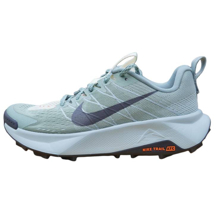 Nike Nike Slip Resistant Abrasion Resistant Low top Trail Running Shoes Unisex Gray Green