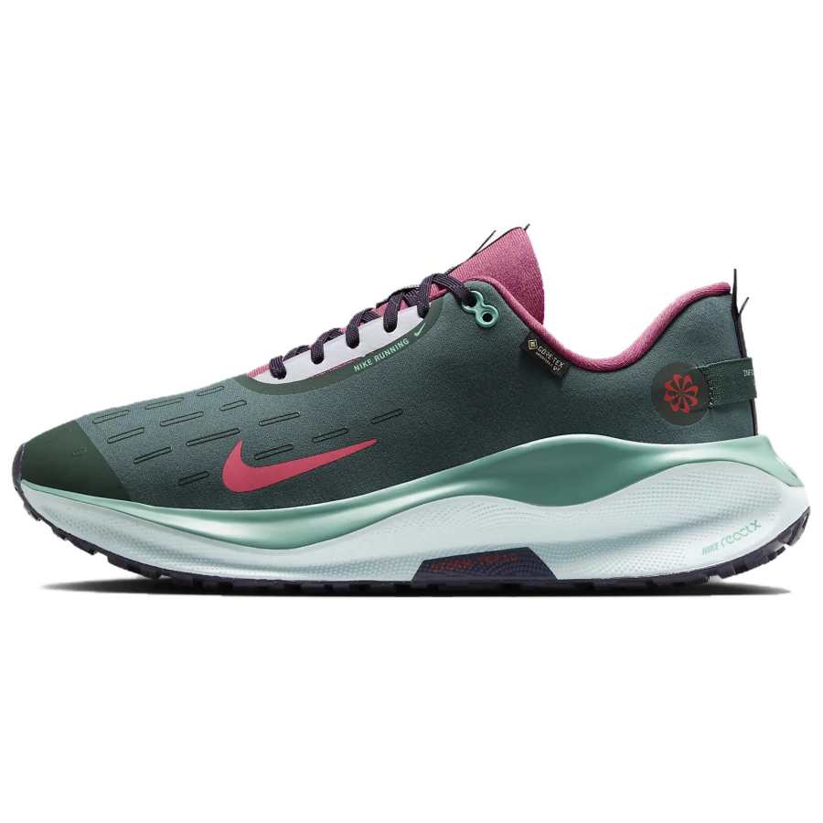 Nike Nike InfinityRN 4 Slip Resistant Abrasion Resistant Low top Running Shoes Men's Green