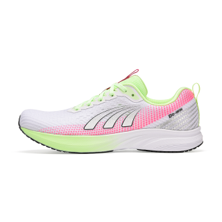 DO-WIN DO WIN Low top Physical Fitness Test Running Shoes Unisex White Neon Green Pink