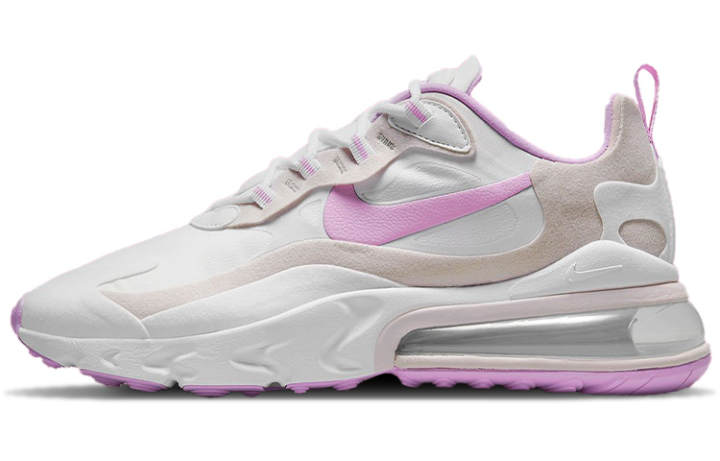 Nike Nike Air Max 270 React 'White Fuchsia Glow Platinum Violet' Women's