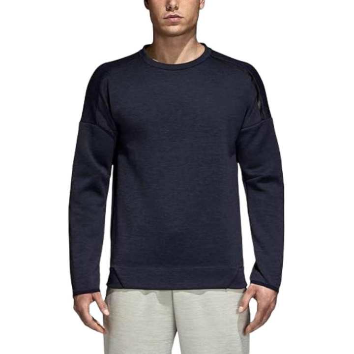 Adidas Adidas Sweatshirts Men's Marine Blue Crew Neck Moderate