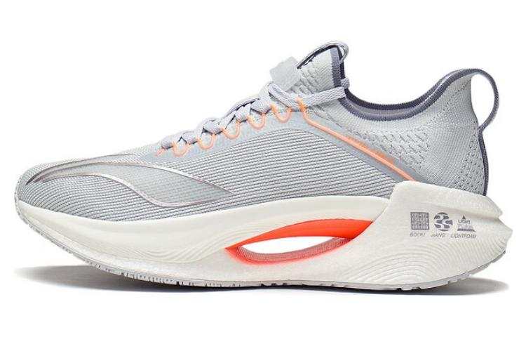Li-Ning Li Ning Shadow Essential Abrasion Resistant Breathable Low top Running Shoes Men's Gray