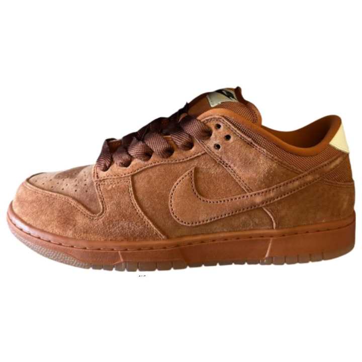 Nike Nike Dunk SB Slip Resistant Abrasion Resistant Low top Casual Shoes Men's Dark Umber