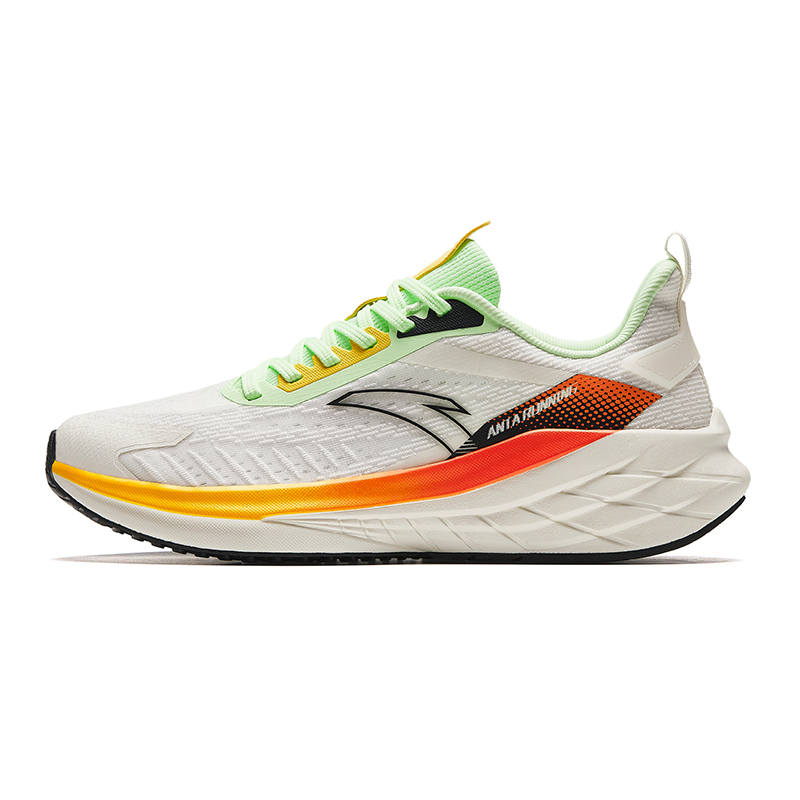 Anta Cushioning Slip Resistant Abrasion Resistant Breathable Lightweight Rebound Low top Running Shoes Men's