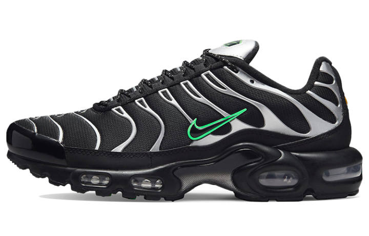 Nike Nike Air Max Plus Black Silver Green Strike Men's