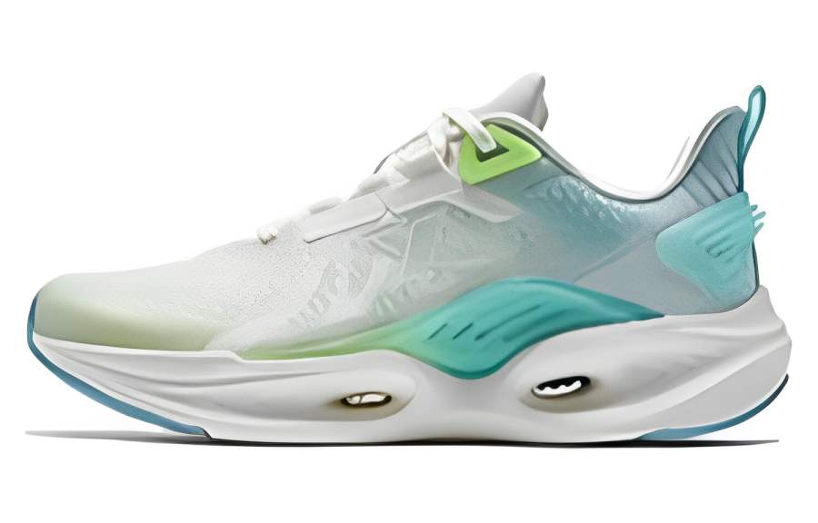 XTEP Qing Feng 6.0 Fashion Abrasion Resistant Breathable Low top Running Shoes Men's Green