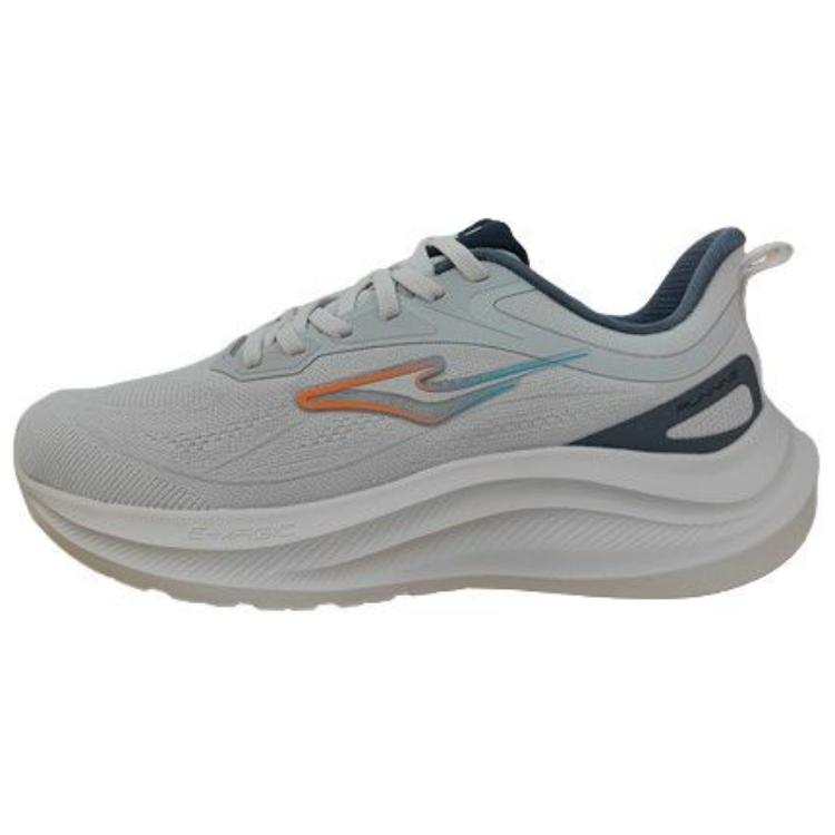 Erke Slip Resistant Abrasion Resistant Low top Casual Running Shoes Men's Gray