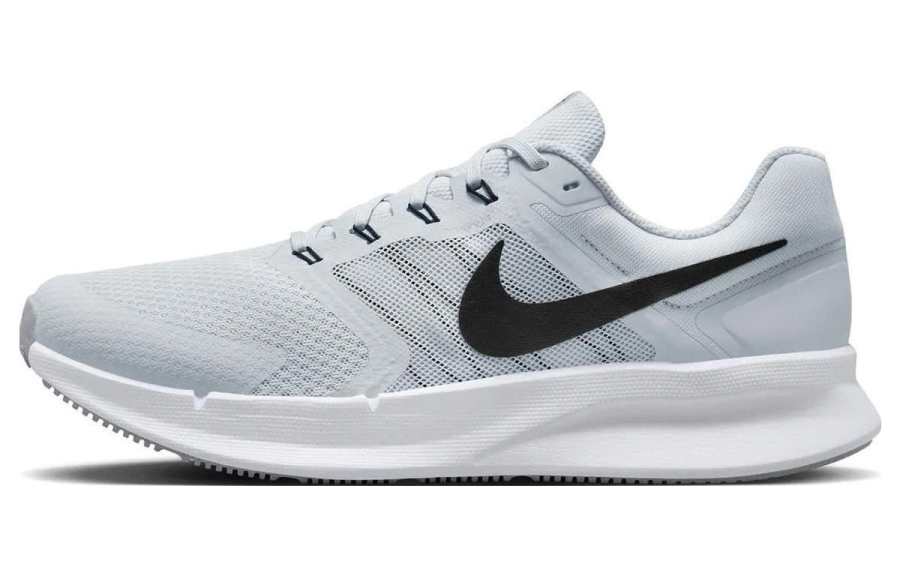 Nike Nike Run Swift 3 Outdoor Sports Cushioning Breathable Low top Casual Running Shoes Men's Gray Black White