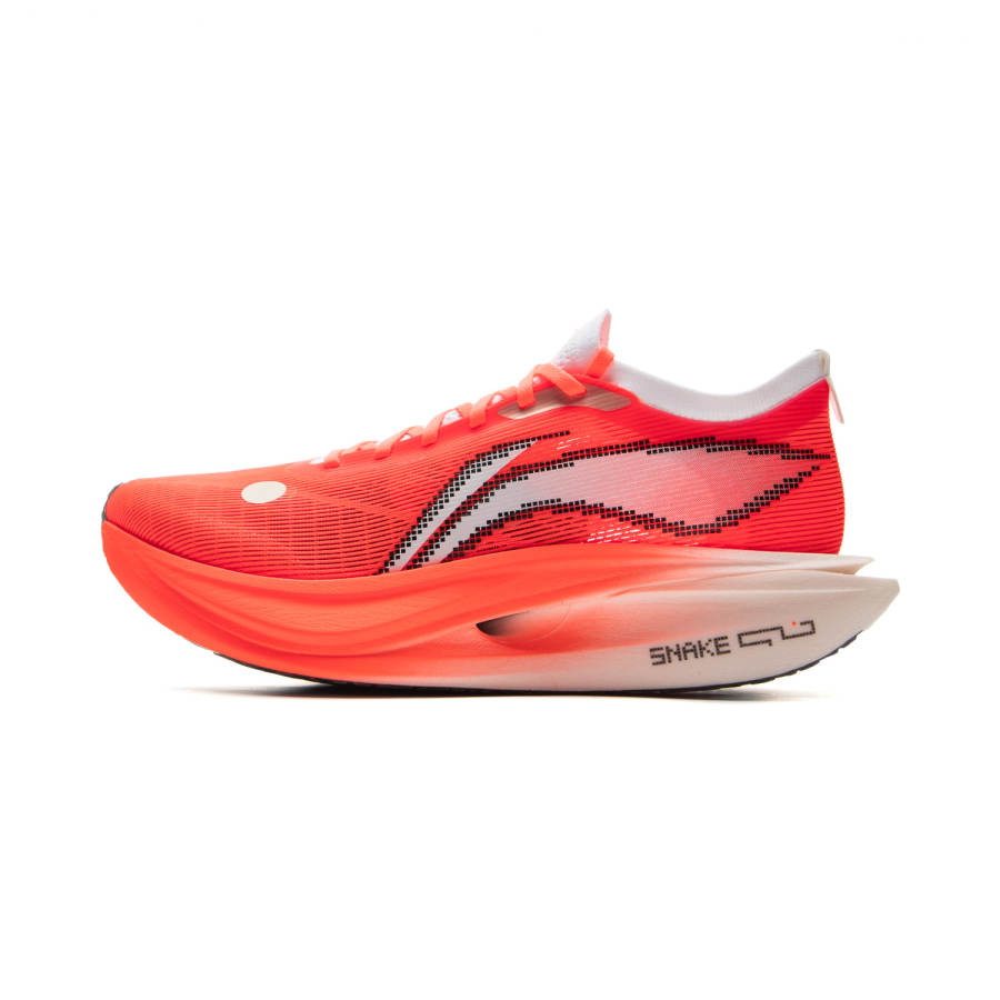 Li-Ning Li Ning Feidian 5 ELITE Low top Carbon Plate Marathon Racing Running Shoes Unisex Red