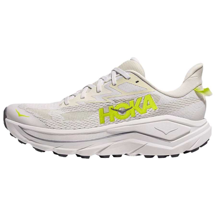 HOKA ONE ONE Challenger 8 Breathable Support Running Shoes Men's White Green
