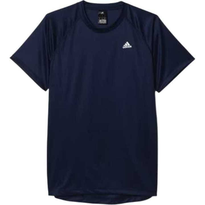 Adidas Adidas T Shirts Men's Marine Blue Crew Neck