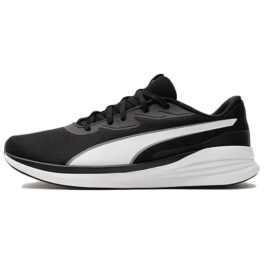 PUMA Cushioning Abrasion Resistant Cushioning, Wear Resistant Low top Running Shoes Unisex Black