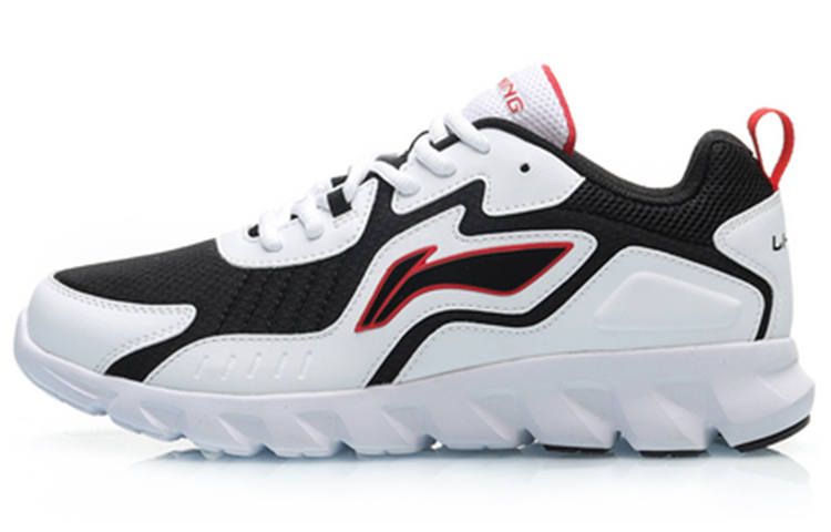 Li-Ning Li Ning Abrasion Resistant Breathable Low top Running Shoes Women's White Black Red