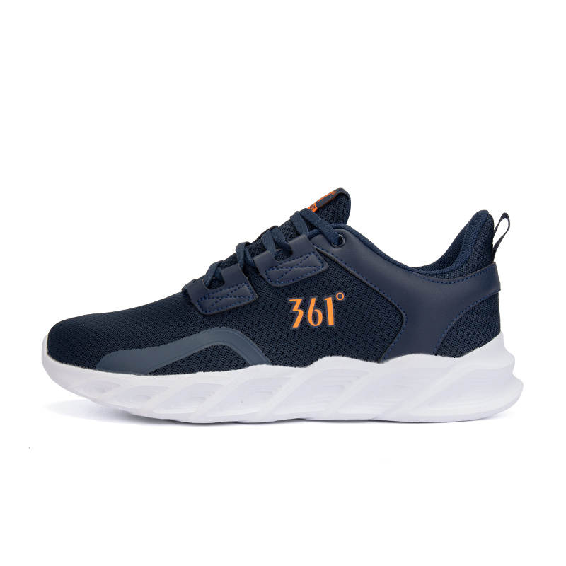 361° Slip Resistant And Breathable Slip Resistant And Breathable Low top Running Shoes Men's Blue Orange