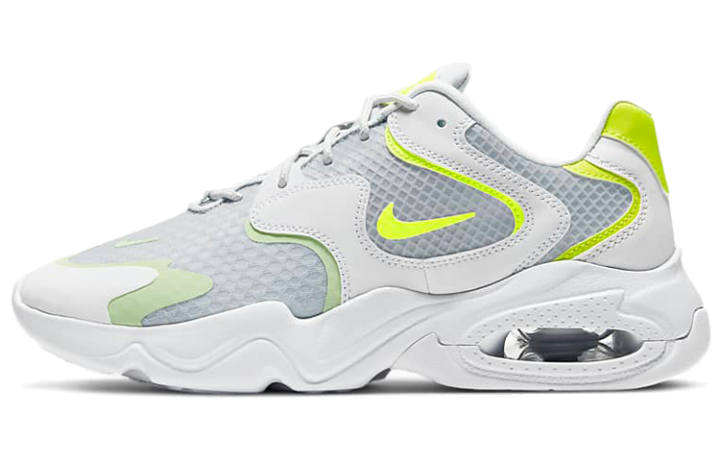 Nike Nike Air Max 2X Low top Running Shoes Women's White Gray Yellow