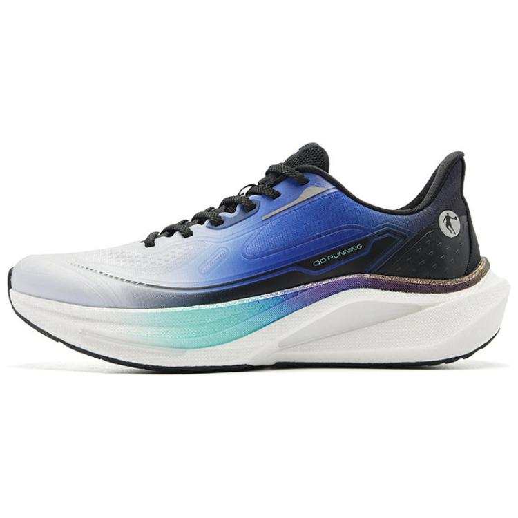 QIAODAN Infinity 7.0 Low top Casual Sprint Running Shoes Men's White Blue Black