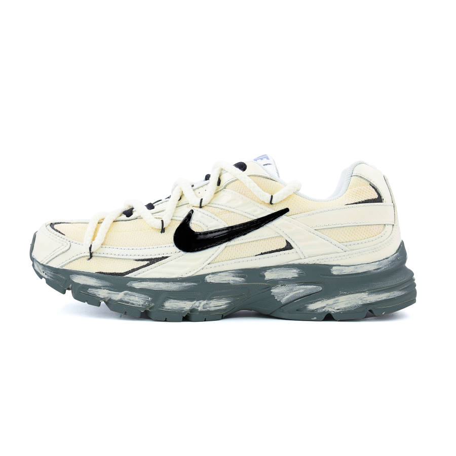 Nike Nike Initiator Cushioning, Wear Resistant Low top Casual City Commuting Running Shoes Unisex Beige Black Gray