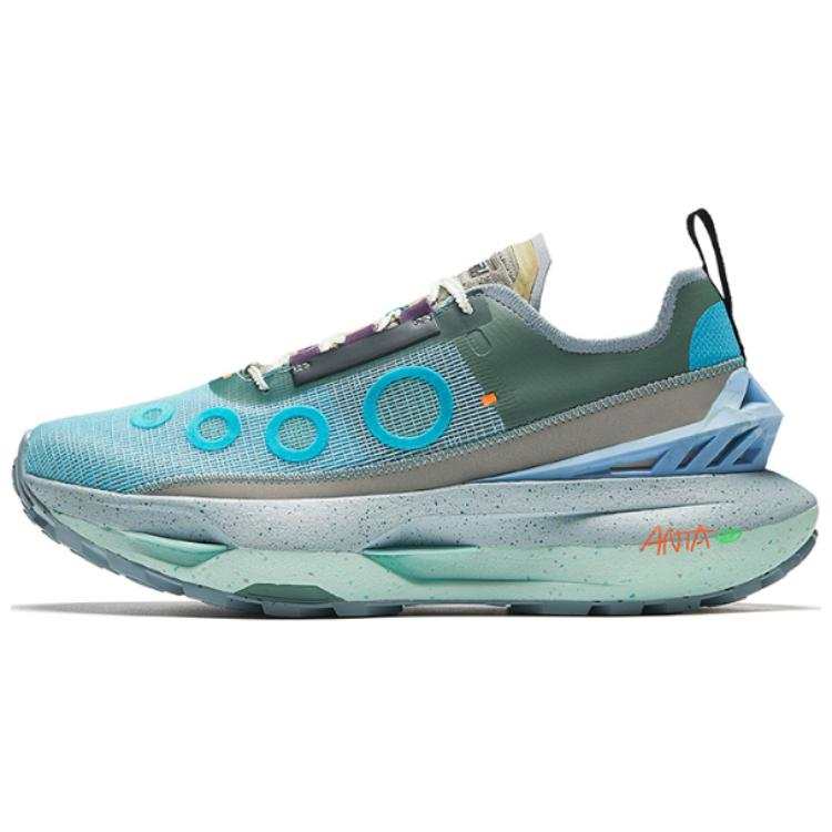 Anta Swift Slip Resistant Low top Running Shoes Men's Blue Green