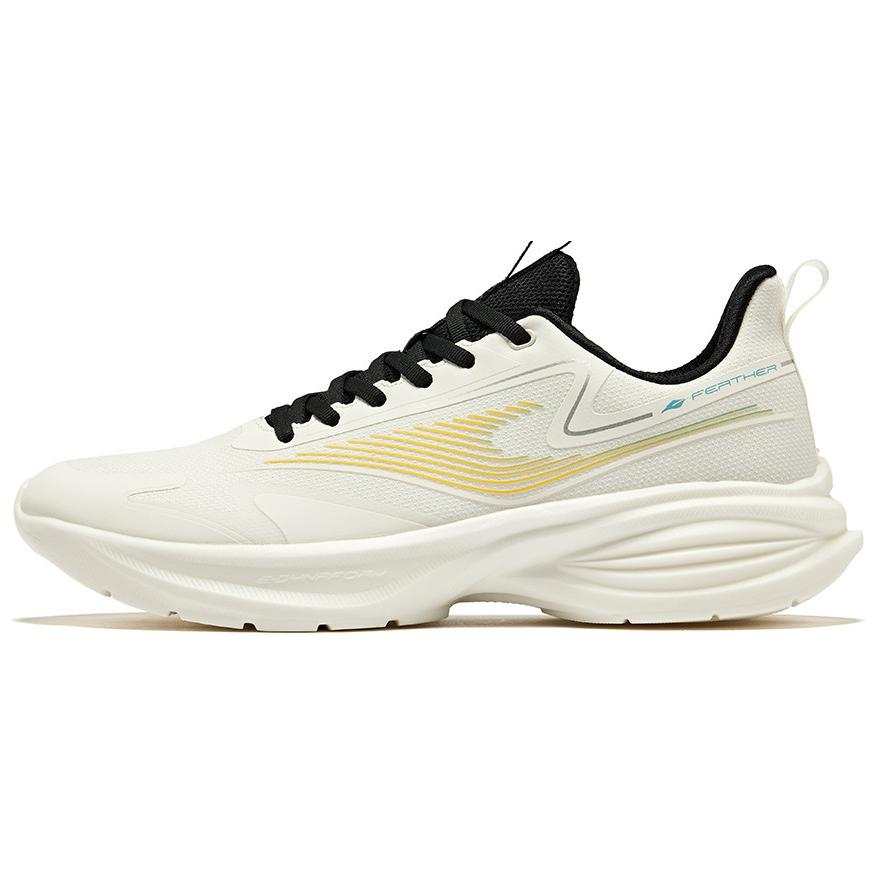 Erke Comfortable And Breathable Cushioning, Wear Resistant Low top Running Shoes Men's Black White