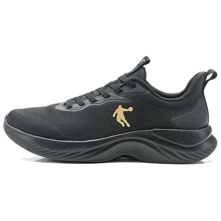 QIAODAN Low top Casual Running Shoes Men's Black Gold