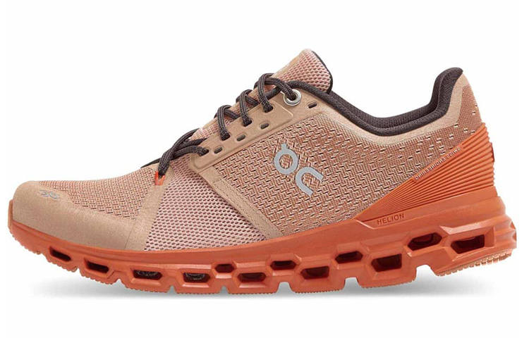 On Cloudstratus Fabric Cushioning Slip Resistant Low top Casual Running Shoes Women's
