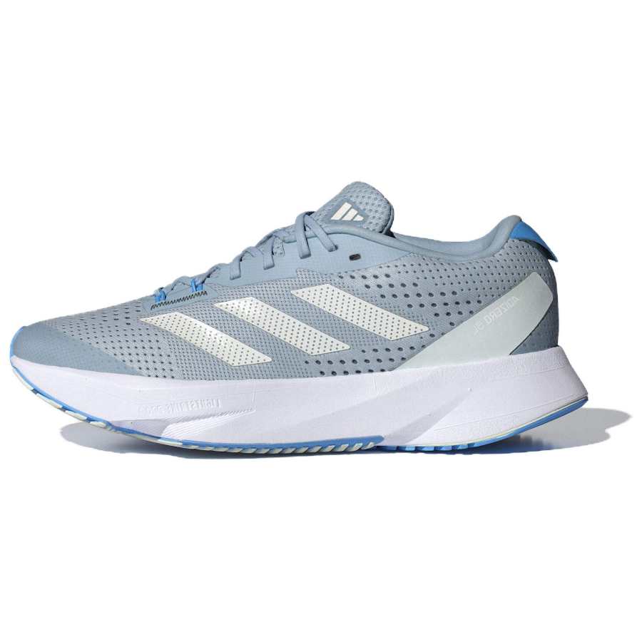 Adidas Adidas Adizero SL Comfortable And Lightweight Slip Resistant Abrasion Resistant Low top Running Shoes Women's Gray Blue