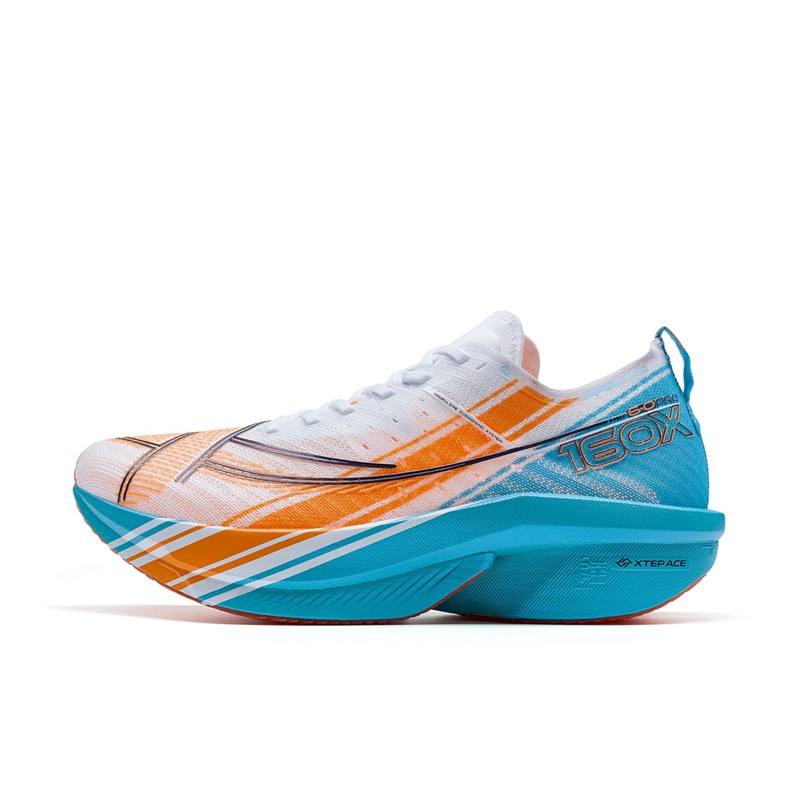 XTEP 160X 6.0 Pro Fabric Breathable Low top Marathon Running Shoes Men's Le Mans Colorway