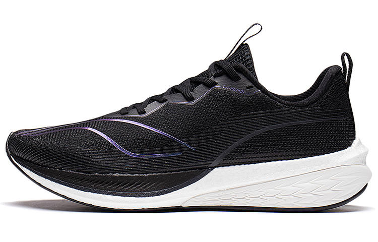 Li-Ning Li Ning Red Hare 6 Pro Mesh Cushioning Slip Resistant Abrasion Resistant Low top Sprint Running Shoes Men's Black